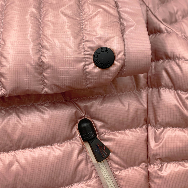 MONCLER GRENOBLE PONTAIX DOWN JACKET IN PINK