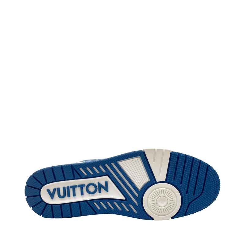 LOUIS VUITTON LV TRAINER SNEAKER IN BLUE