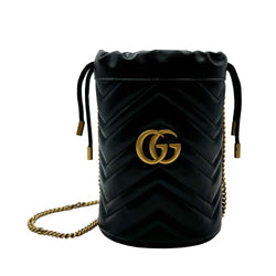 GUCCI GG MARMONT MINI BUCKET BAG