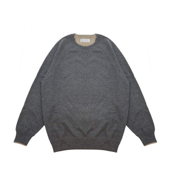 BRUNELLO CUCINELLI KNITTED CASHNERE JUMPER