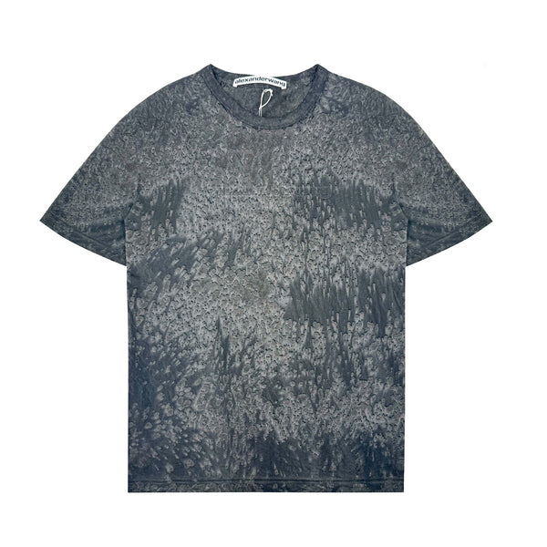 ALEXANDER WANG EMBOSSED LOGO COTTON T-SHIRT