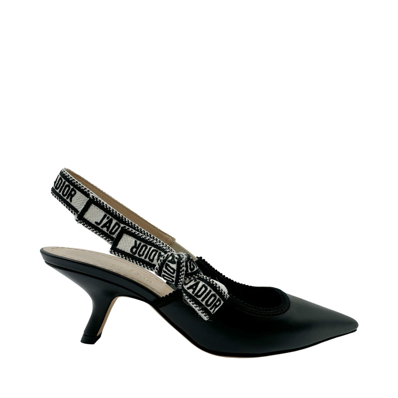 DIOR J'ADIOR SLINGBACK PUMPS IN BLACK