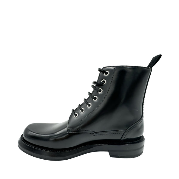 DIOR CARLO LACE-UP LEATHER BOOTS