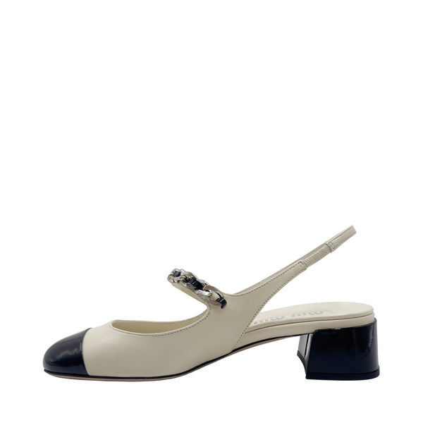 MIU MIU LEATHER PUMPS