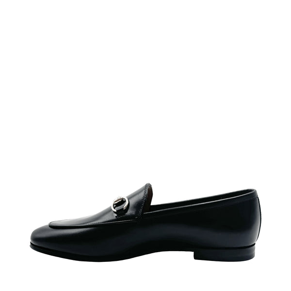 GUCCI JORDAAN LEATHER LOAFERS