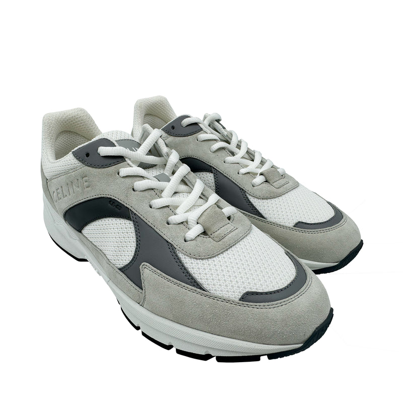 CELINE CR-03 LOW LACE-UP SNEAKER IN GREY