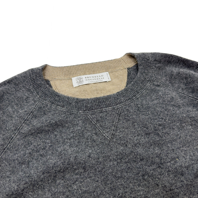 BRUNELLO CUCINELLI KNITTED CASHNERE JUMPER