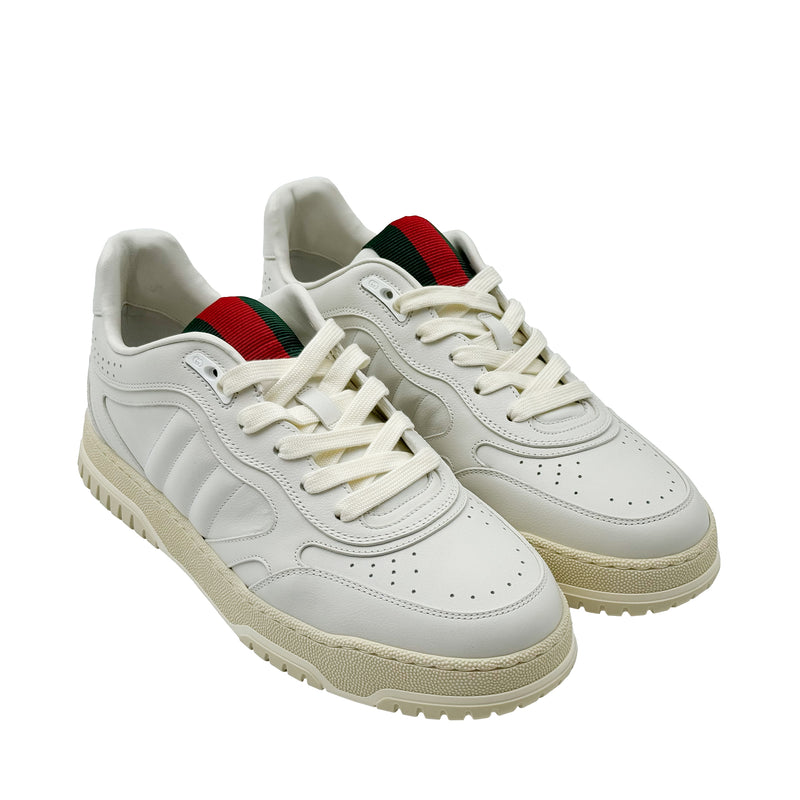 GUCCI RE WEB SNEAKERS IN WHITE