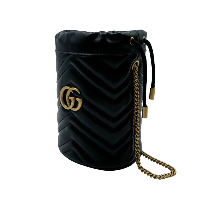 GUCCI GG MARMONT MINI BUCKET BAG