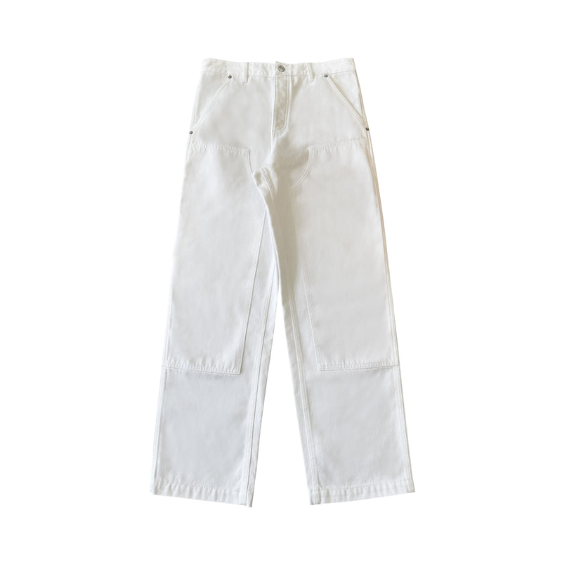 DIOR HOMME COTTON PANTS IN WHITE