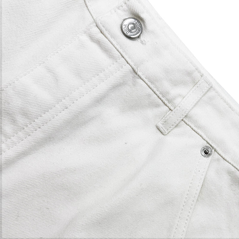 DIOR HOMME COTTON PANTS IN WHITE