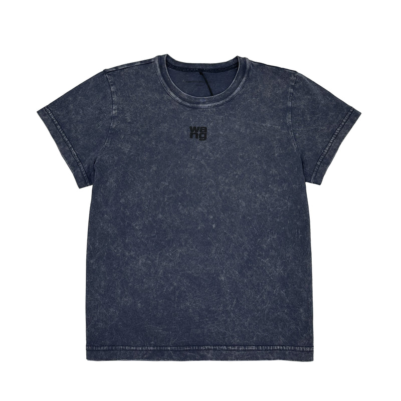 T BY ALEXANDER WANG T-SHIRT WITH PUFF LOGO