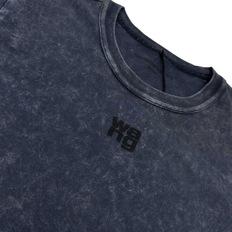 T BY ALEXANDER WANG T-SHIRT WITH PUFF LOGO