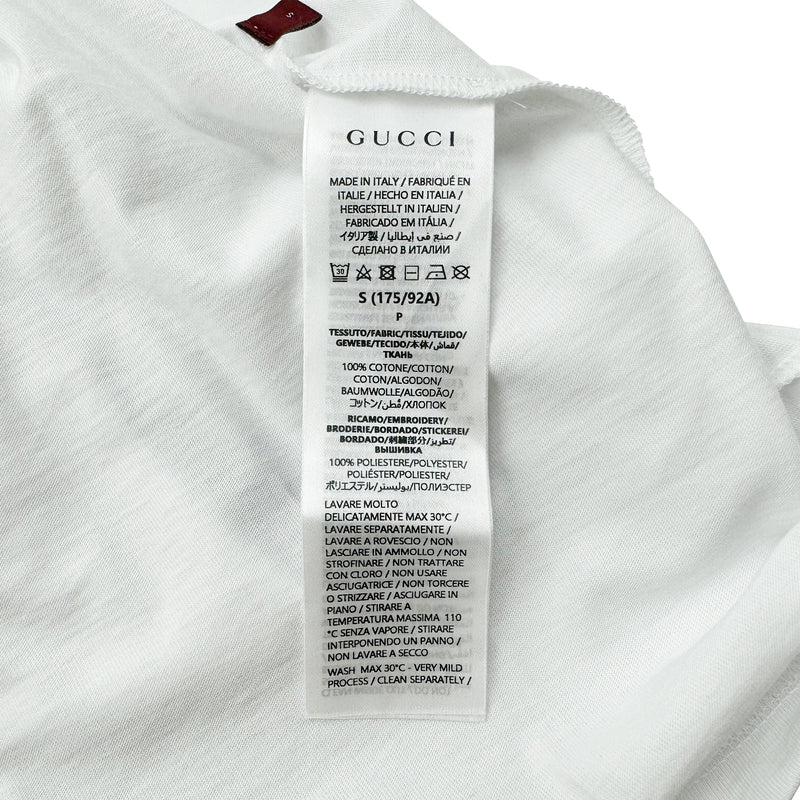 GUCCI LOGO COTTON JERSEY T-SHIRT