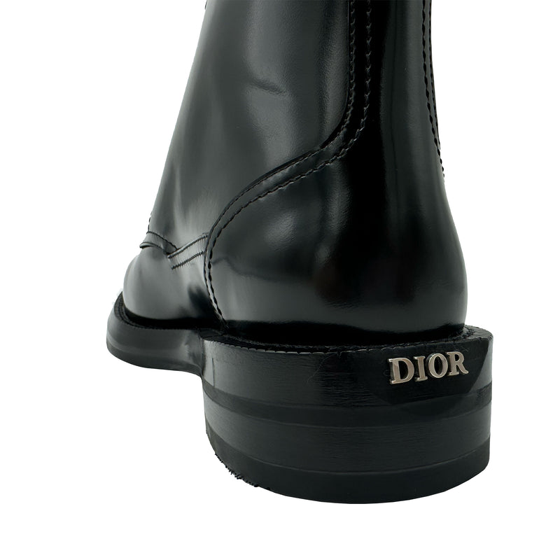 DIOR CARLO LACE-UP LEATHER BOOTS