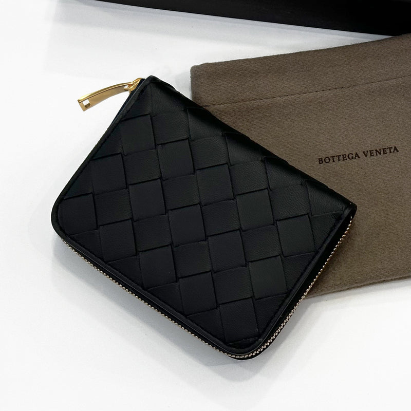 BOTTEGA VENETA LEATHER SMALL CARD WALLET