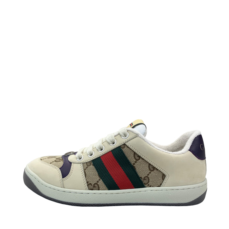 GUCCI SCREENER SNEAKER IN PURPLE