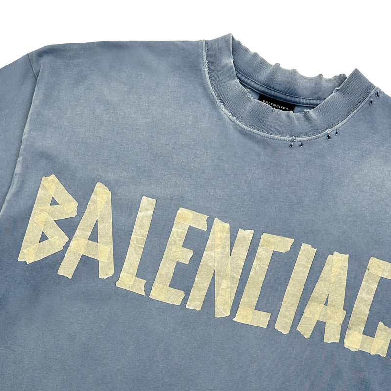 BALENCIAGA TAPE LOGO T-SHIRT