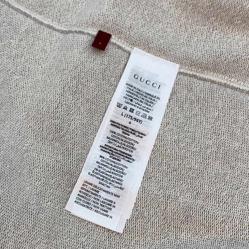 GUCCI LOGO PRINT COTTON HOODIE