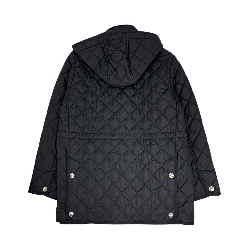 BURBERRY QUILTED NYLON JACKET IN BLACK