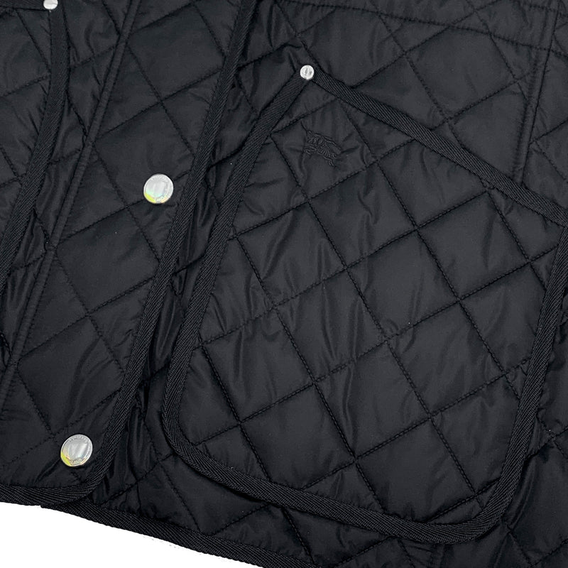 BURBERRY QUILTED NYLON JACKET IN BLACK