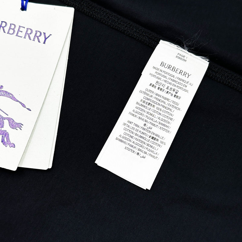 BURBERRY EMBROIDERY COTTON T-SHIRT