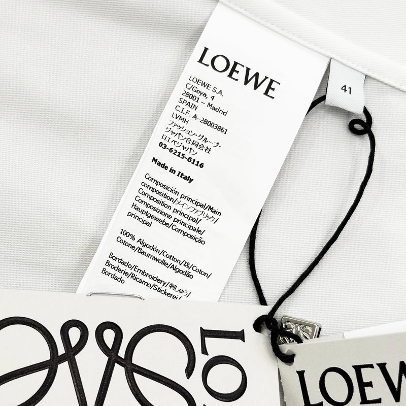 LOEWE LOGO-EMBROIDERED SHIRT IN COTTON