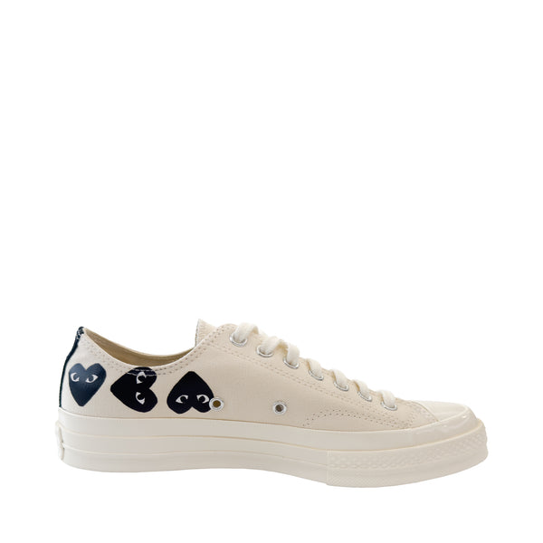 Comme des garcons converse multi heart low best sale