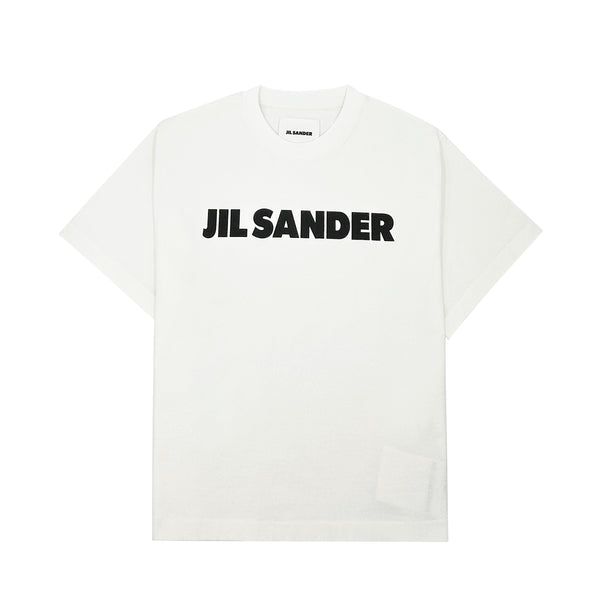 JIL SANDER PRINTED LOGO COTTON T-SHIRT