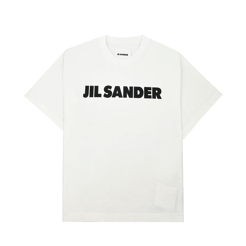 JIL SANDER PRINTED LOGO COTTON T-SHIRT