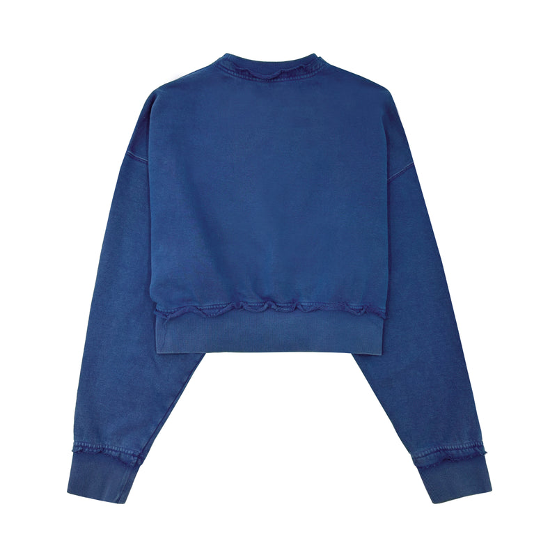 MIU MIU COTTON JERSEY SWEATSHIRT