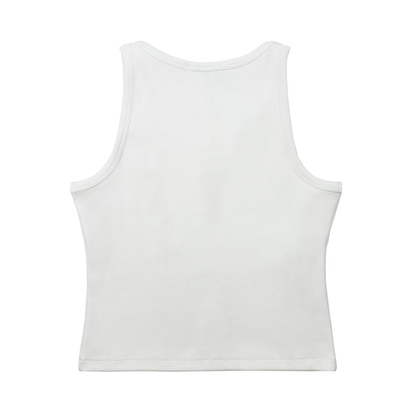 MIU MIU RIBBED JERSEY TANK TOP