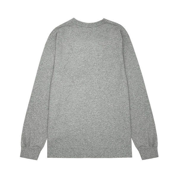 ALEXANDER WANG LOGO PRINTED LONG SLEEVES T-SHIRT IN GREY