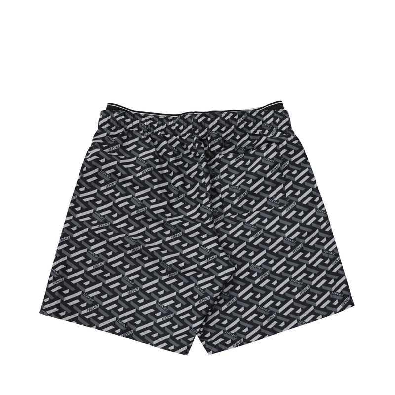 Versace Greca Print Swim Shorts