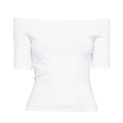 Alexander McQueen Top With Open Shoulders | Designer code: 669510Q1AV4 | Luxury Fashion Eshop | Lamode.com.hk