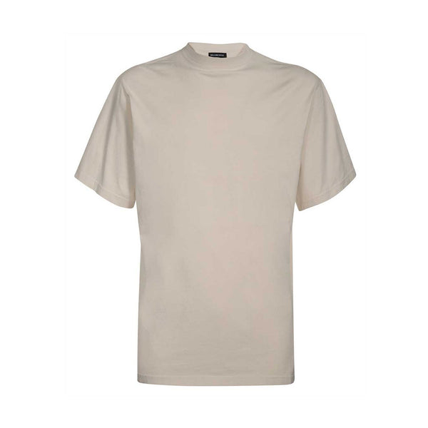 Balenciaga Embroidered Logo Mockneck T-shirt | Designer code: 681045TLVH9 | Luxury Fashion Eshop | Lamode.com.hk