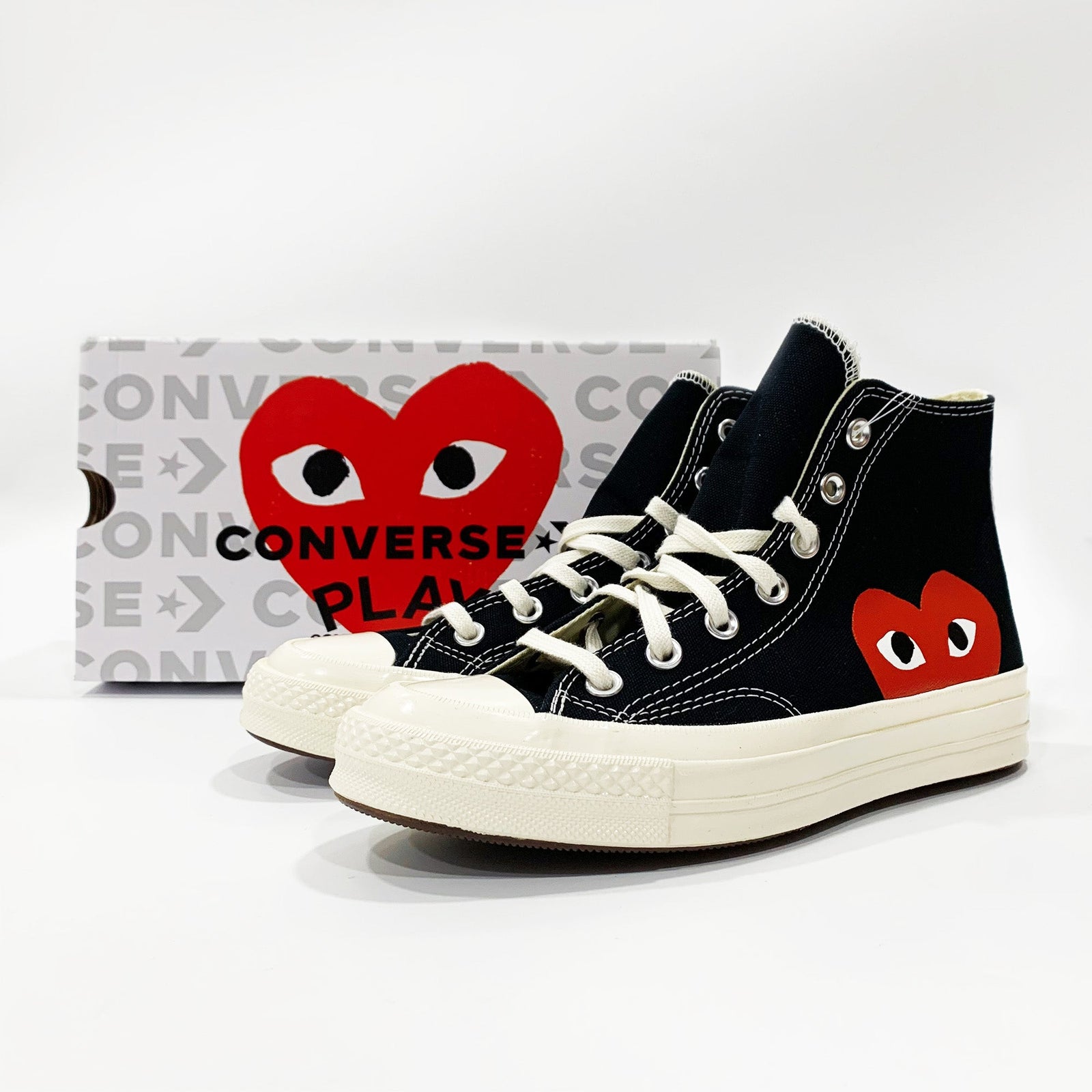 Converse Comme Des Garcons Cdg Play Chuck Taylor High Designer code P1K112 Luxury Fashion Eshop Lamode .hk La Mode