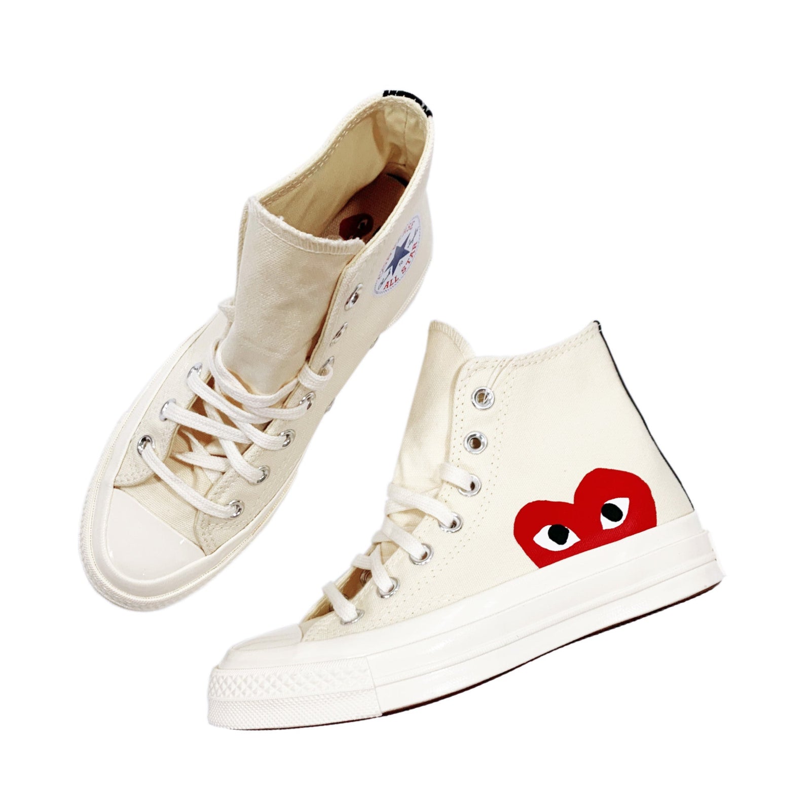 Converse Comme Des Garcons Cdg Play Chuck Taylor High Designer code P1K112 Luxury Fashion Eshop Lamode .hk La Mode