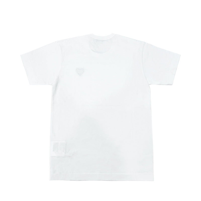 Comme Des Garcons Play Heart Patch T-shirt | Designer code: P1T064 | Luxury Fashion Eshop | Lamode.com.hk