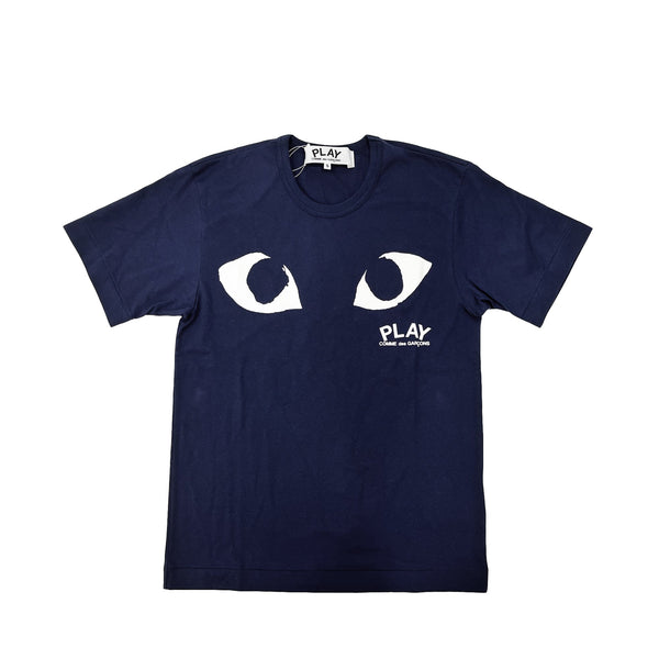 Comme Des Garcons Play Eye Print T-shirt | Designer code: P1T178 | Luxury Fashion Eshop | Lamode.com.hk