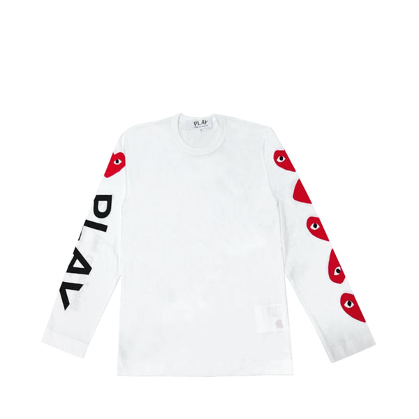 Comme Des Garcons Play Long Sleeve T-shirt | Designer code: P1T262 | Luxury Fashion Eshop | Lamode.com.hk