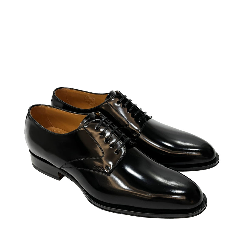 Dior Timeless Derby Shoe Black Polished Calfskin
