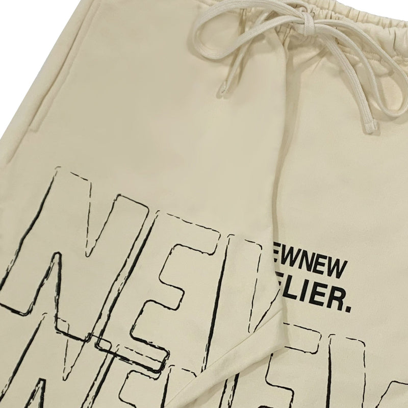 New New Atelier Logo Print Sweatpants | Designer code: NNA22SS023 | Luxury Fashion Eshop | Lamode.com.hk