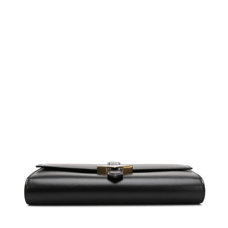 Prada rectangular logo clutch bag - Black