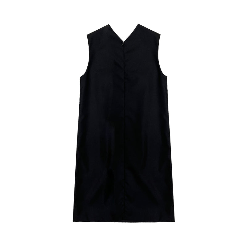 Prada Sleeveless Midi Dress | Designer code: 23X649S2111WQ8 | Luxury Fashion Eshop | Lamode.com.hk