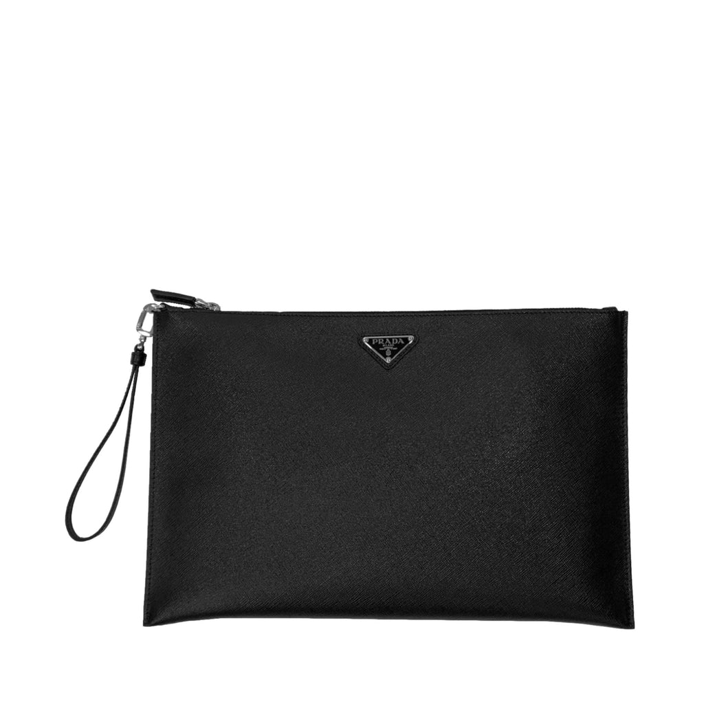 Prada Saffiano Leather Pouch Designer code 2NH001PN9 Luxury