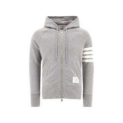 Thom Browne Engineered 4 Bar Zip Up Jersey Hoodie | Designer code: MJT022H00535 | Luxury Fashion Eshop | Lamode.com.hk